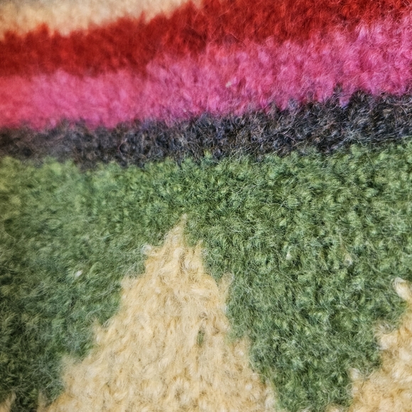 Felted Wool and Lined Bucket Bag - Picture 5 of 6